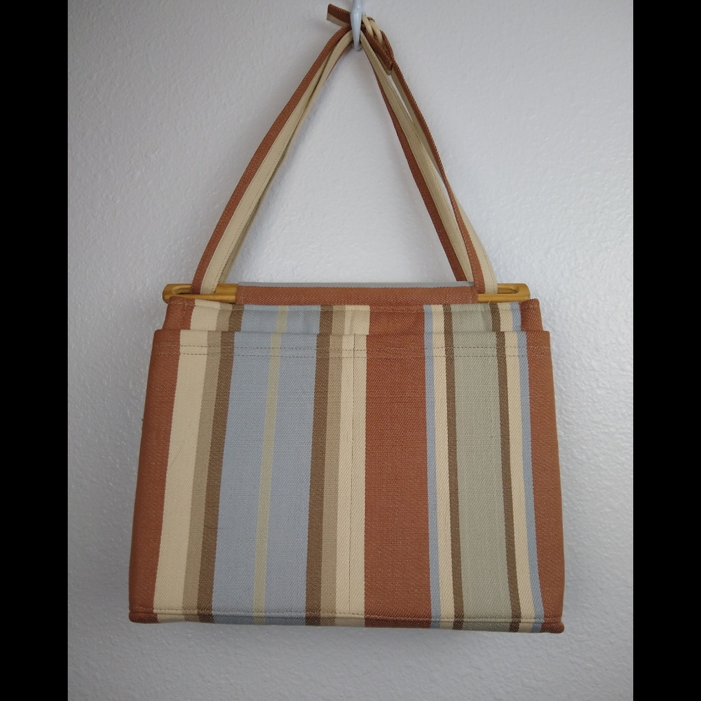 Vintage Toby Weston Striped Bag